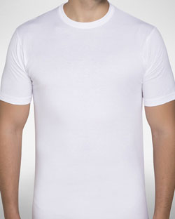 White Narrow Neck Undershirts